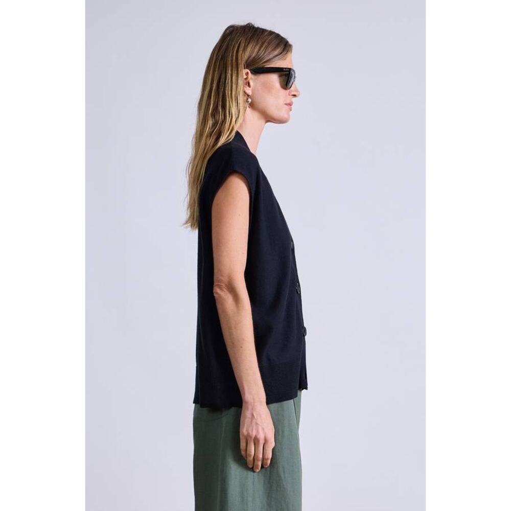 A Piece Apart Bardi Drippy Vest in Black XXS - Picture 4 of 4